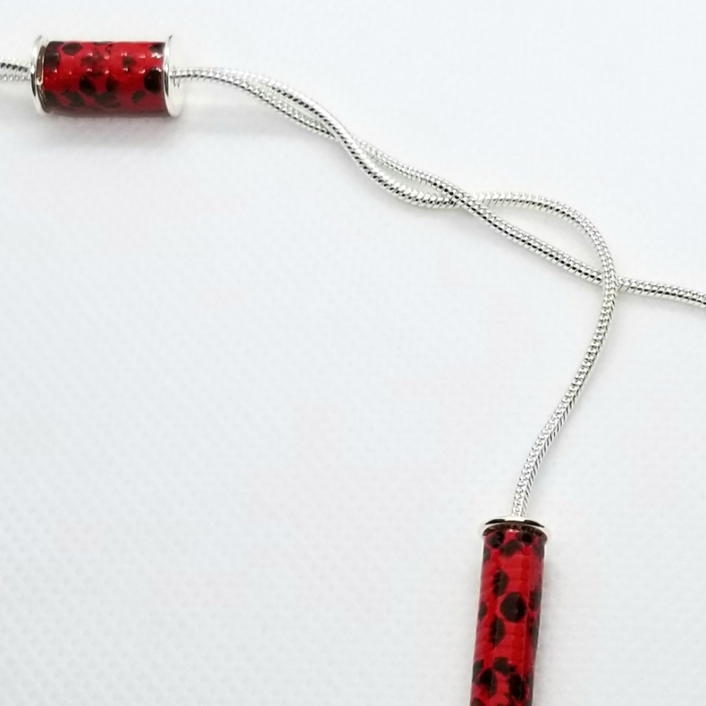 Nine West Silver Tone "Y" Necklace